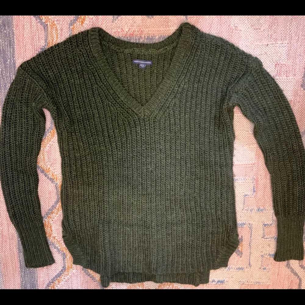 Green American Eagle sweater